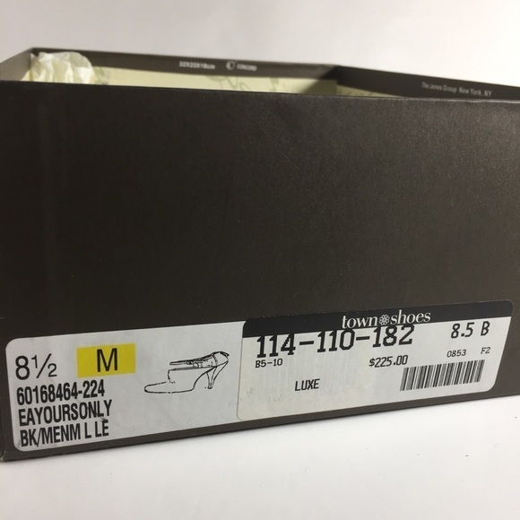 ENZO Angiolini snake skin black high heels pointed toe - Picture 10 of 10